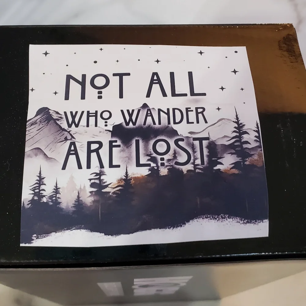 Not All Who Wander Are Lost 40oz Traveler Tumbler 💜sale